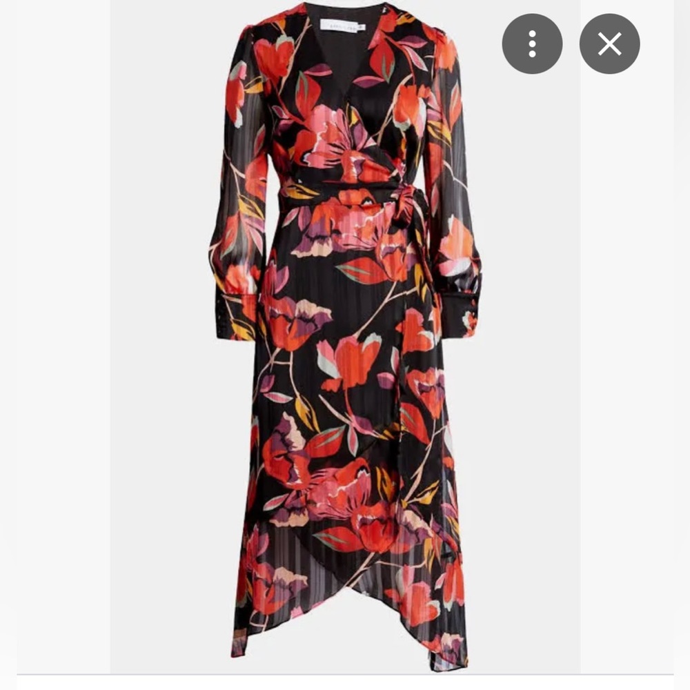 Naomi Long Sleeve Wrap Adelyn Rae Dress